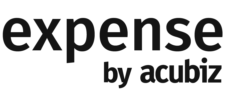 expense by acubiz logo, cod gray@2x